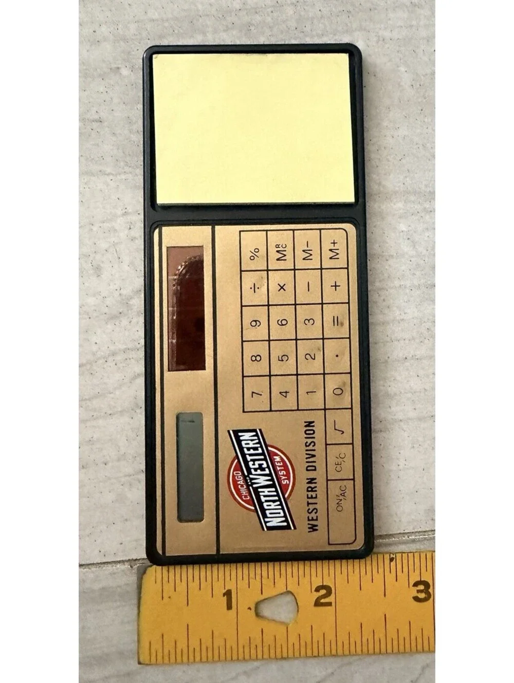 Chicago Northwestern Railroad System Western Division Thin Calculator